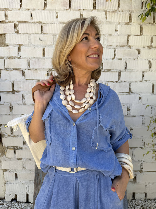 CAMISA ALGODÓN CAPUCHA