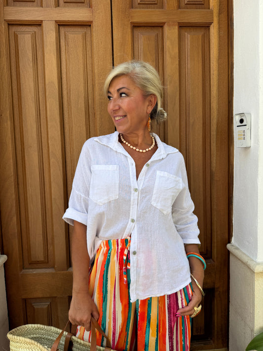 CAMISA ALGODÓN CORTA