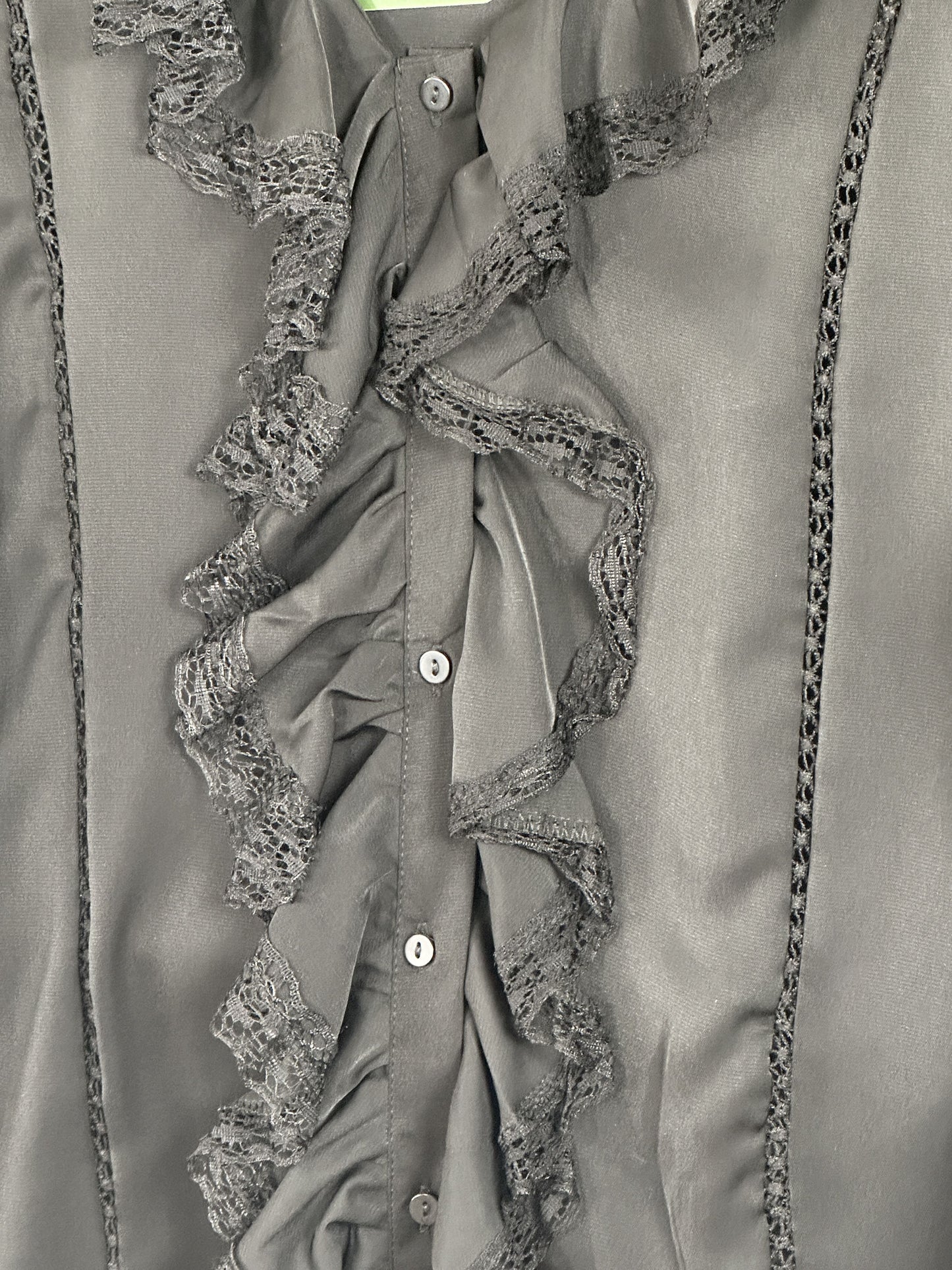 CAMISA VOLANTE ENCAJE