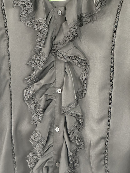 CAMISA VOLANTE ENCAJE