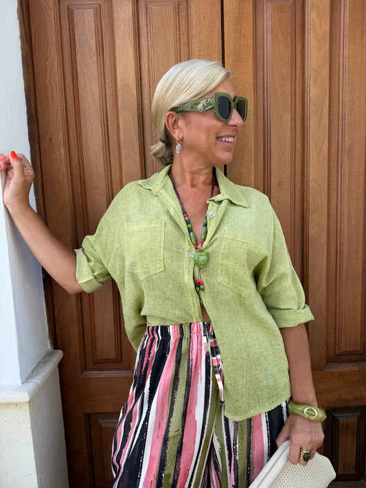 CAMISA ALGODÓN CORTA