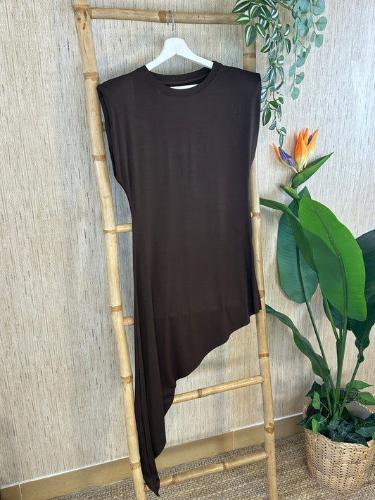 CAMISETA LARGA PICO