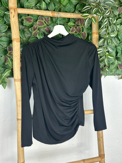 CAMISETA MANGA LARGA FRUNCE