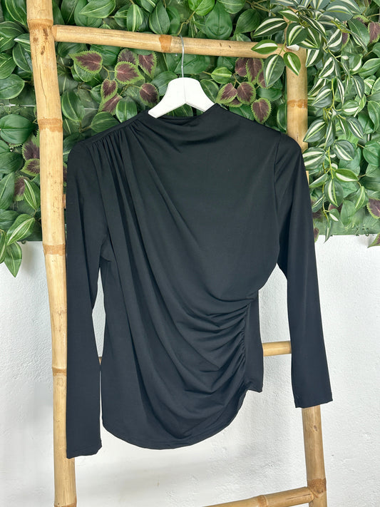 CAMISETA MANGA LARGA FRUNCE