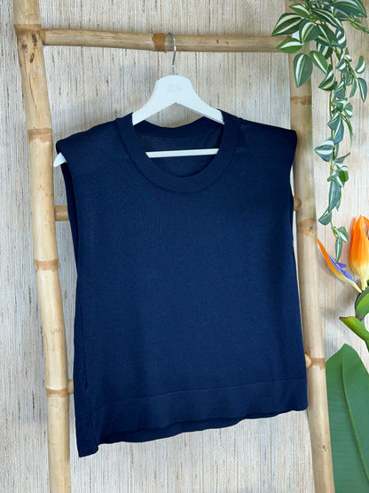 CAMISETA PUNTO HOMBRERAS
