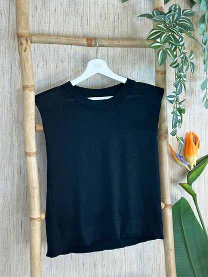 CAMISETA PUNTO HOMBRERAS