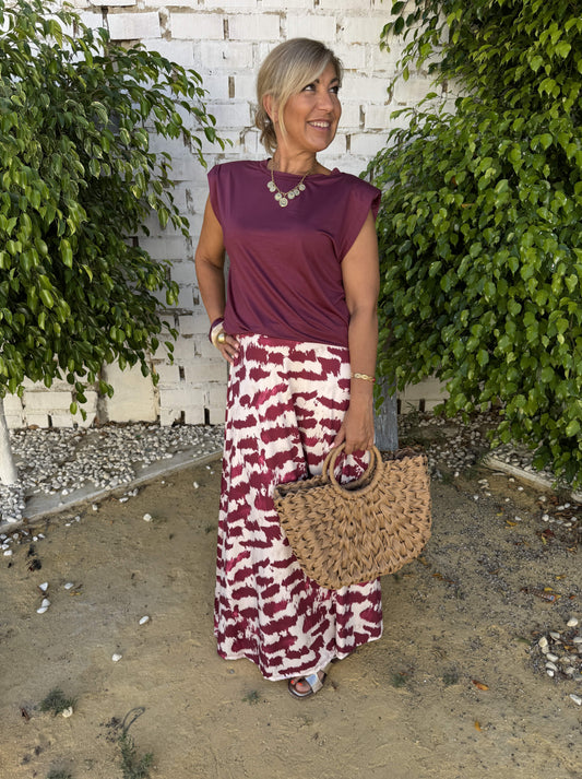 CAMISETA BÁSICA HOMBRERAS