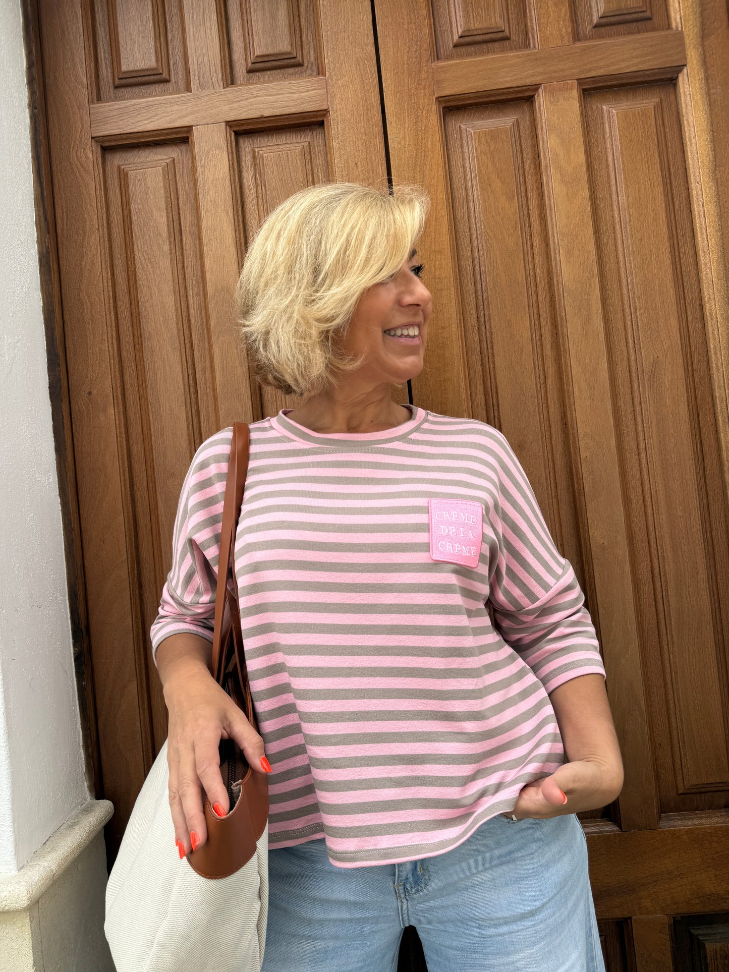 CAMISETA CREME