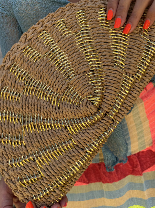 CARTERA DE MANO ABANICO
