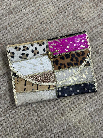 CARTERA PIEL MIX ANIMAL PRINT