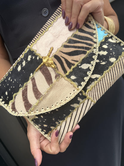 CARTERA PIEL MIX ANIMAL PRINT