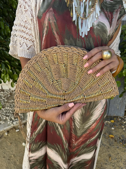 CARTERA DE MANO ABANICO
