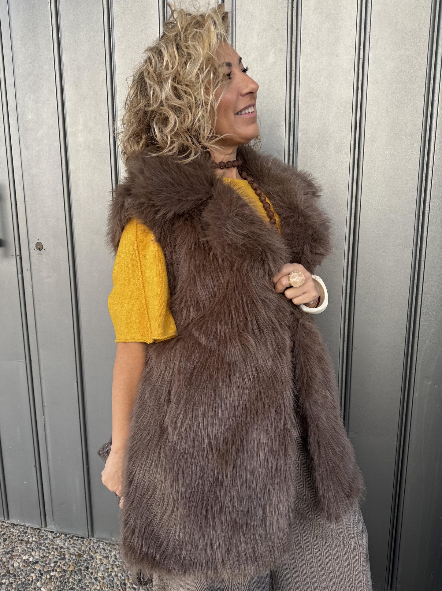 CHALECO SOLAPA LARGO