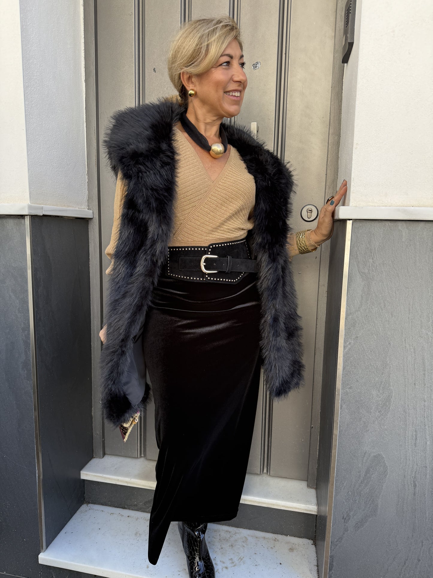 CHALECO SOLAPA LARGO