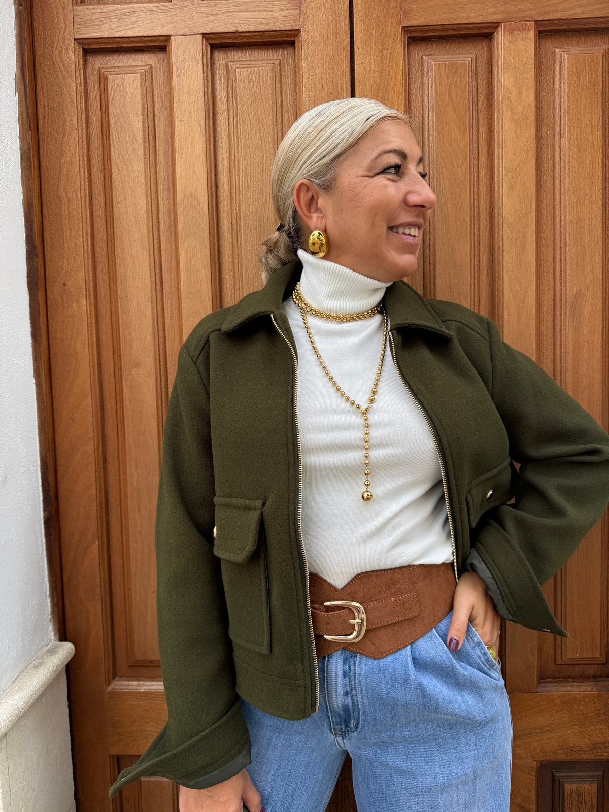 CHAQUETA BOLSILLOS