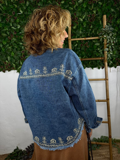 CHAQUETA VAQUERA BORDADA