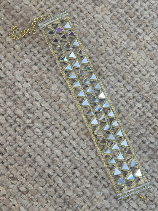 CHOKER ESPEJUELOS ANCHO