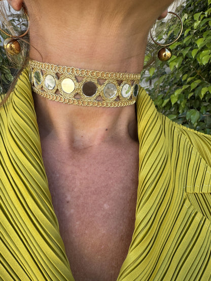 CHOKER ESPEJUELOS FINO