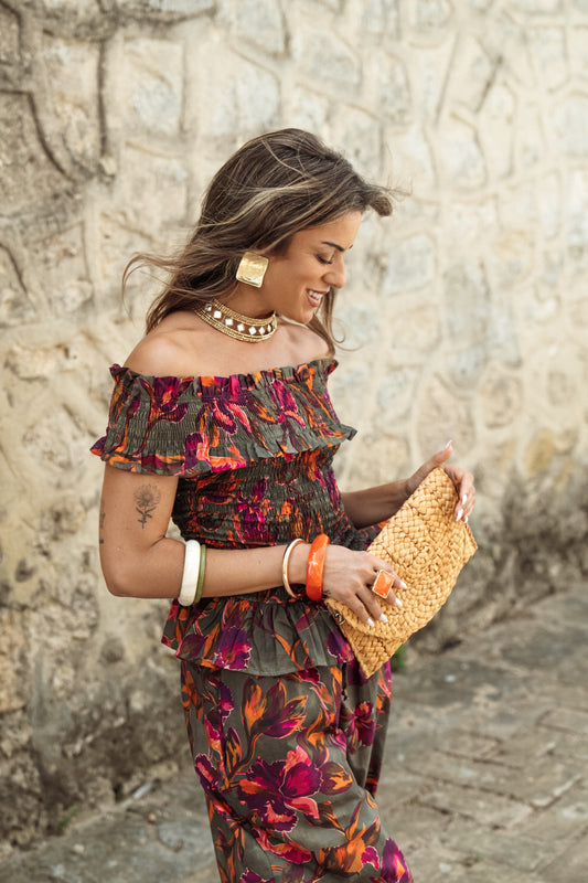 CHOKER ESPEJOS DORADO