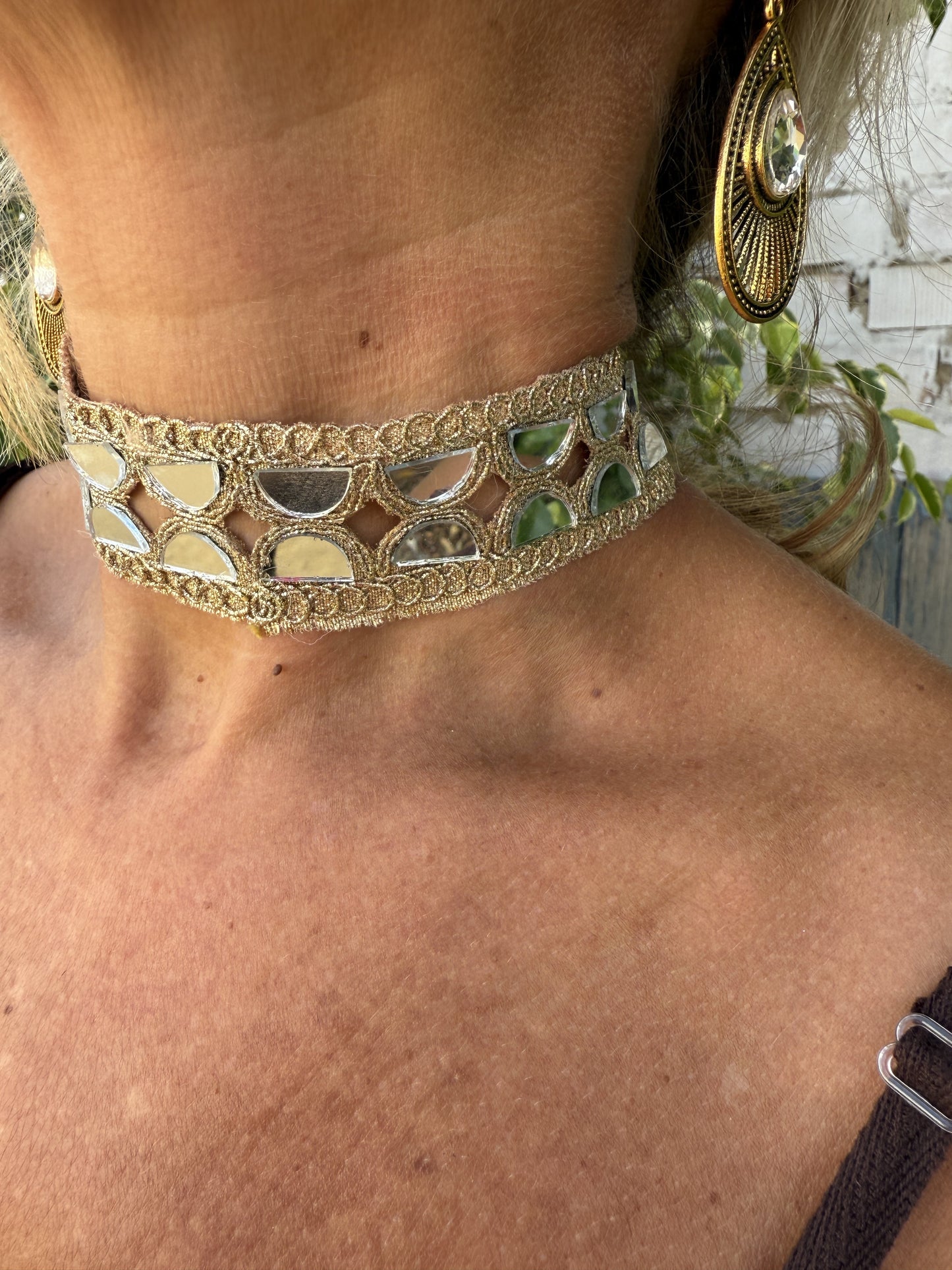 CHOKER ESPEJUELOS FINO