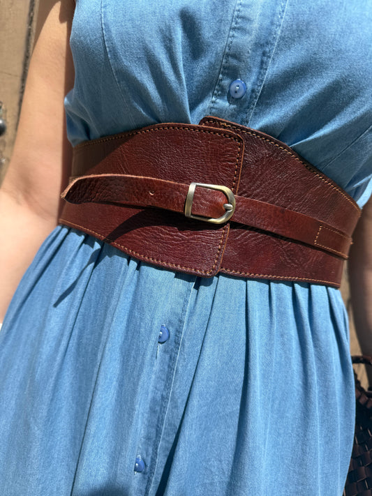 CINTURÓN FAJÍN PIEL