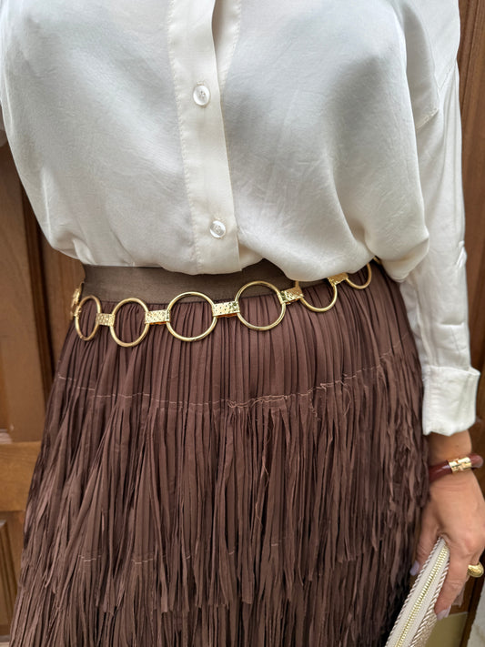 CINTURÓN METALIZADO GEOMÉTRICO