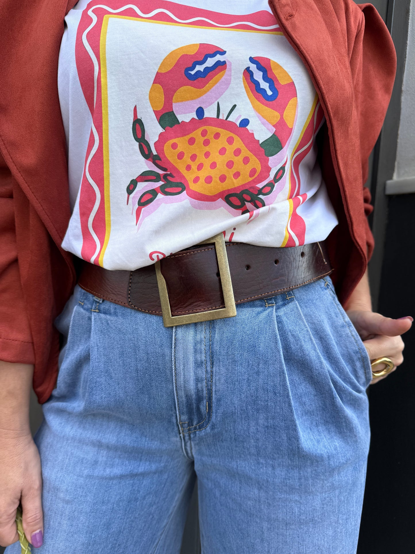 CINTURÓN PIEL HEBILLA