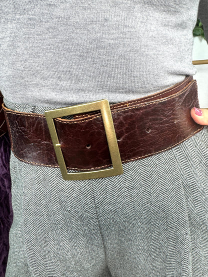 CINTURÓN PIEL HEBILLA