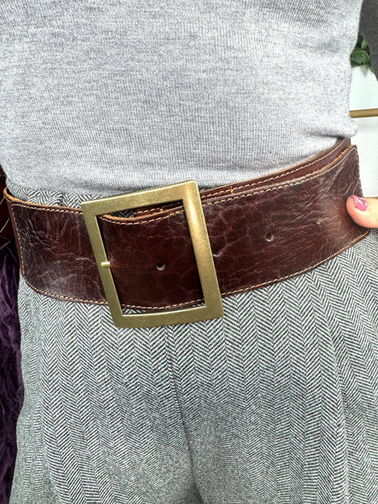 CINTURÓN PIEL HEBILLA