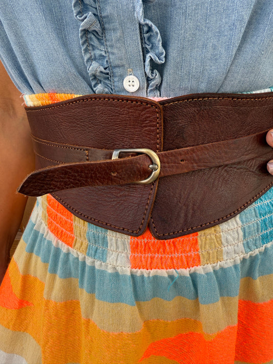 CINTURÓN FAJÍN PIEL