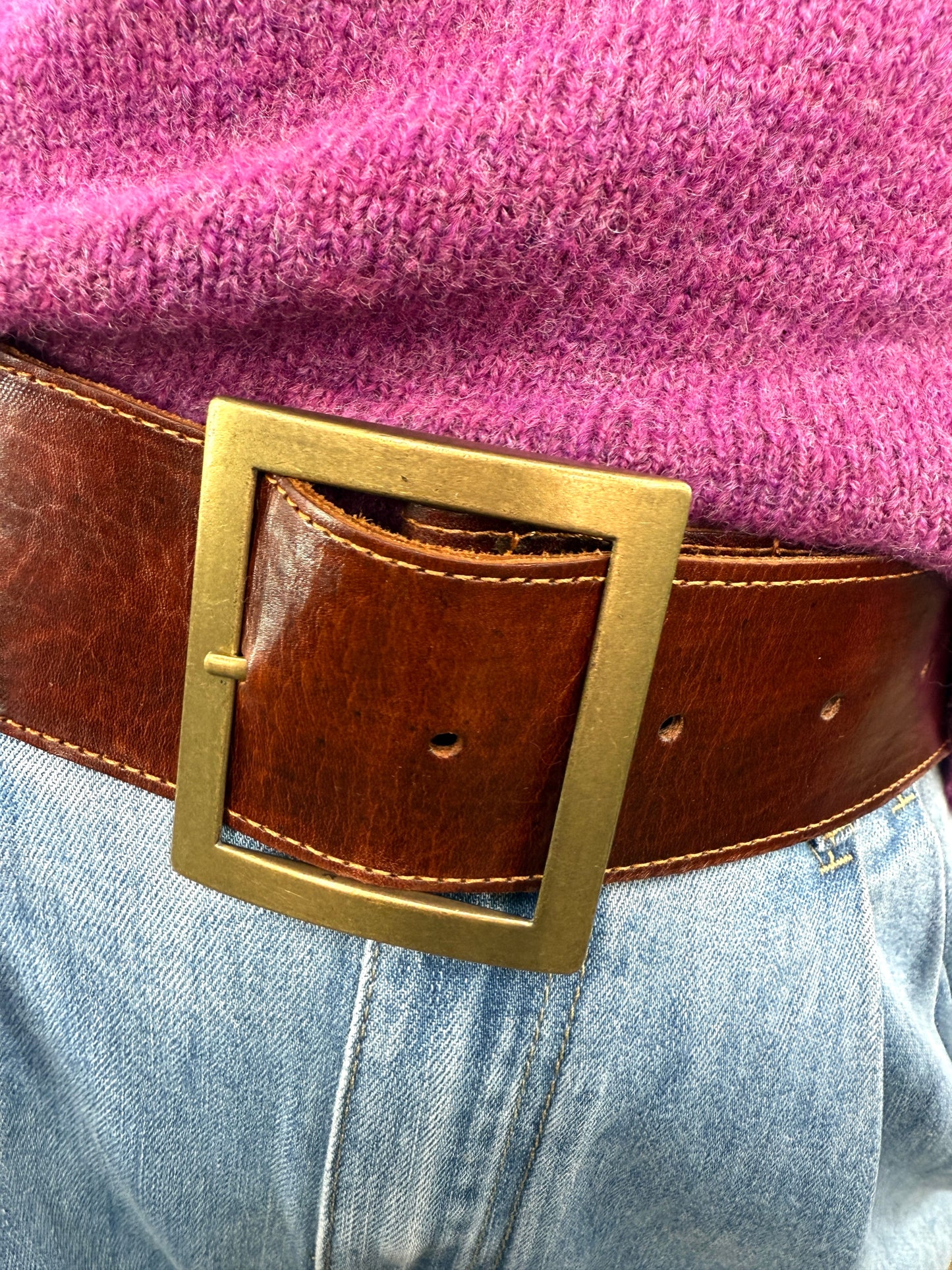 CINTURÓN PIEL HEBILLA