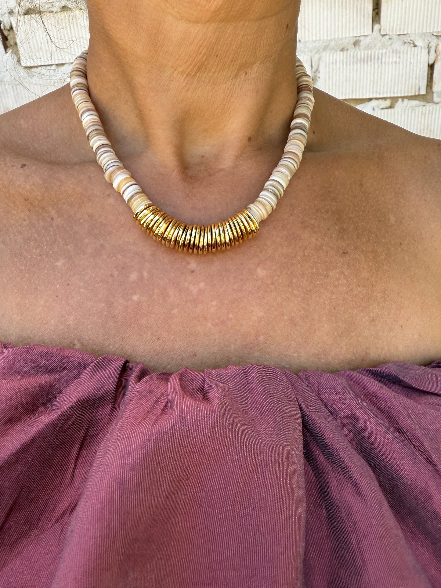 COLLAR ABALORIOS PLANOS
