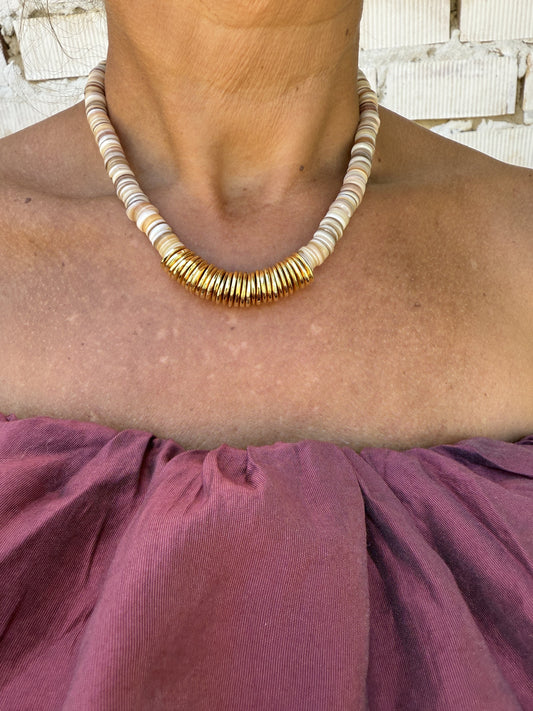 COLLAR ABALORIOS PLANOS