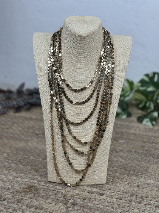 COLLAR CASCADA BRILLO
