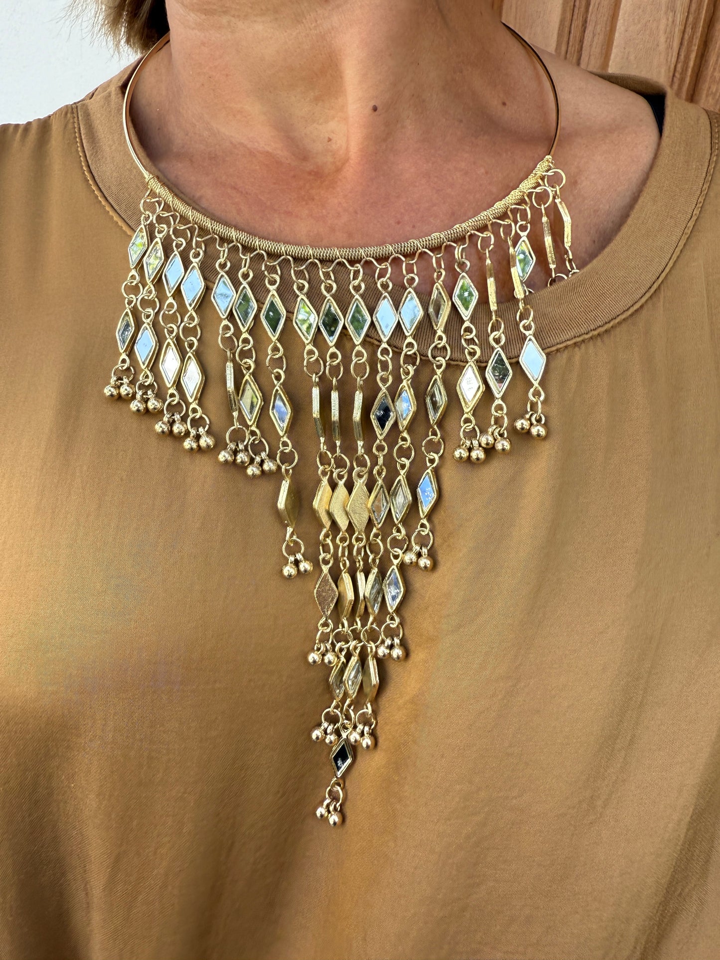 COLLAR CASCADA ROMBOS