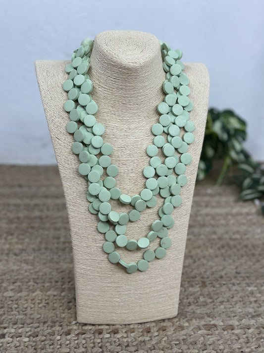 COLLAR DISCOS MADERA
