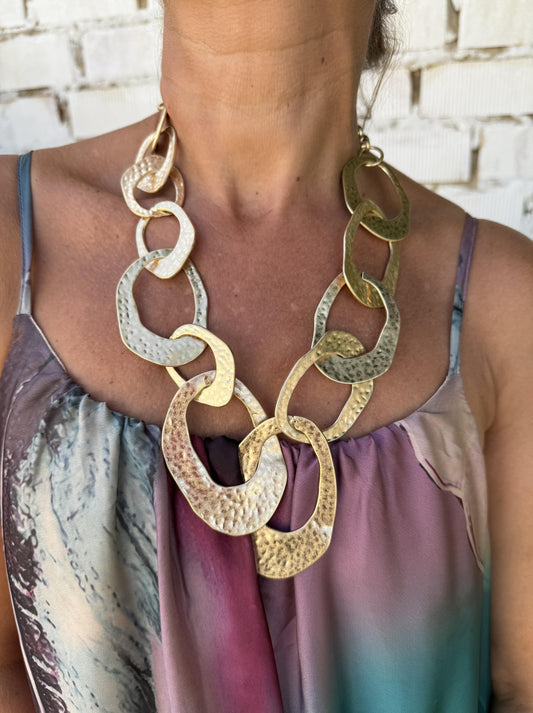 COLLAR ESLABONES MATE