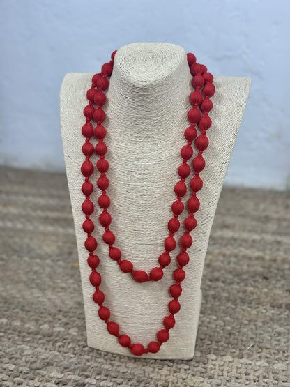 COLLAR LARGO BOLAS THIN