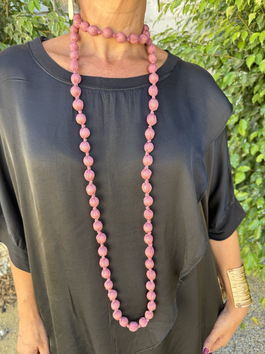 COLLAR LARGO BOLAS THIN