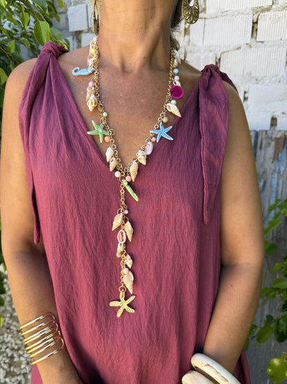 COLLAR LARGO CARACOLAS
