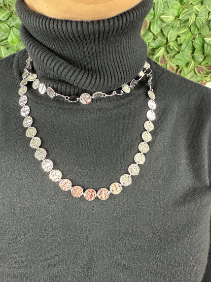 COLLAR LARGO CÍRCULOS
