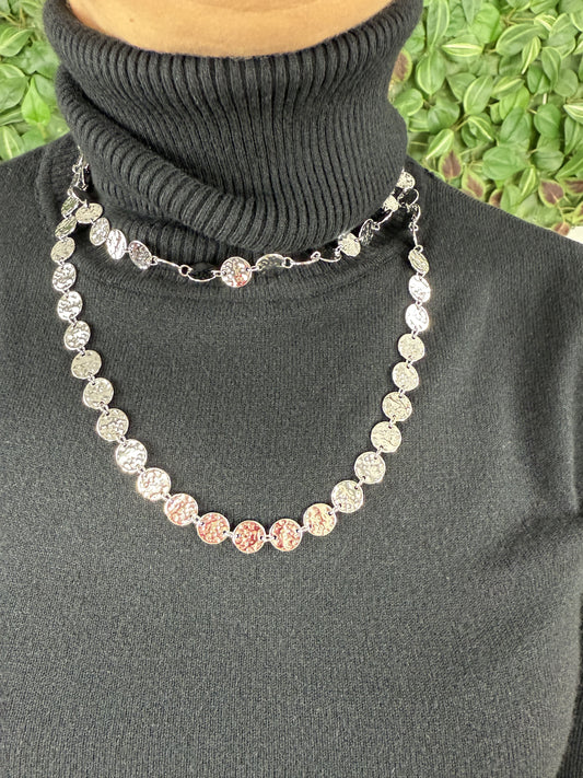 COLLAR LARGO CÍRCULOS