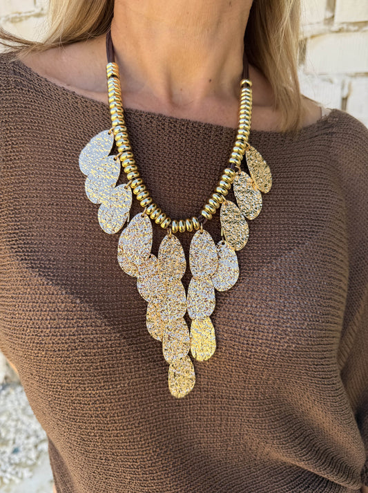 COLLAR PÉTALOS MAXI