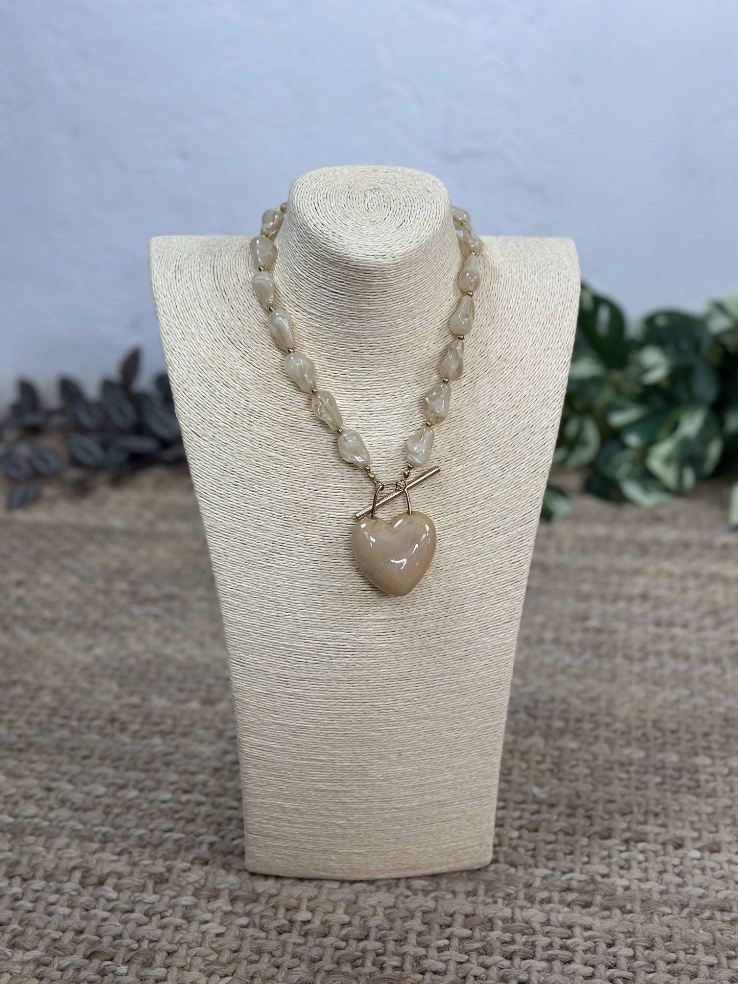 COLLAR PIEDRAS CORAZÓN