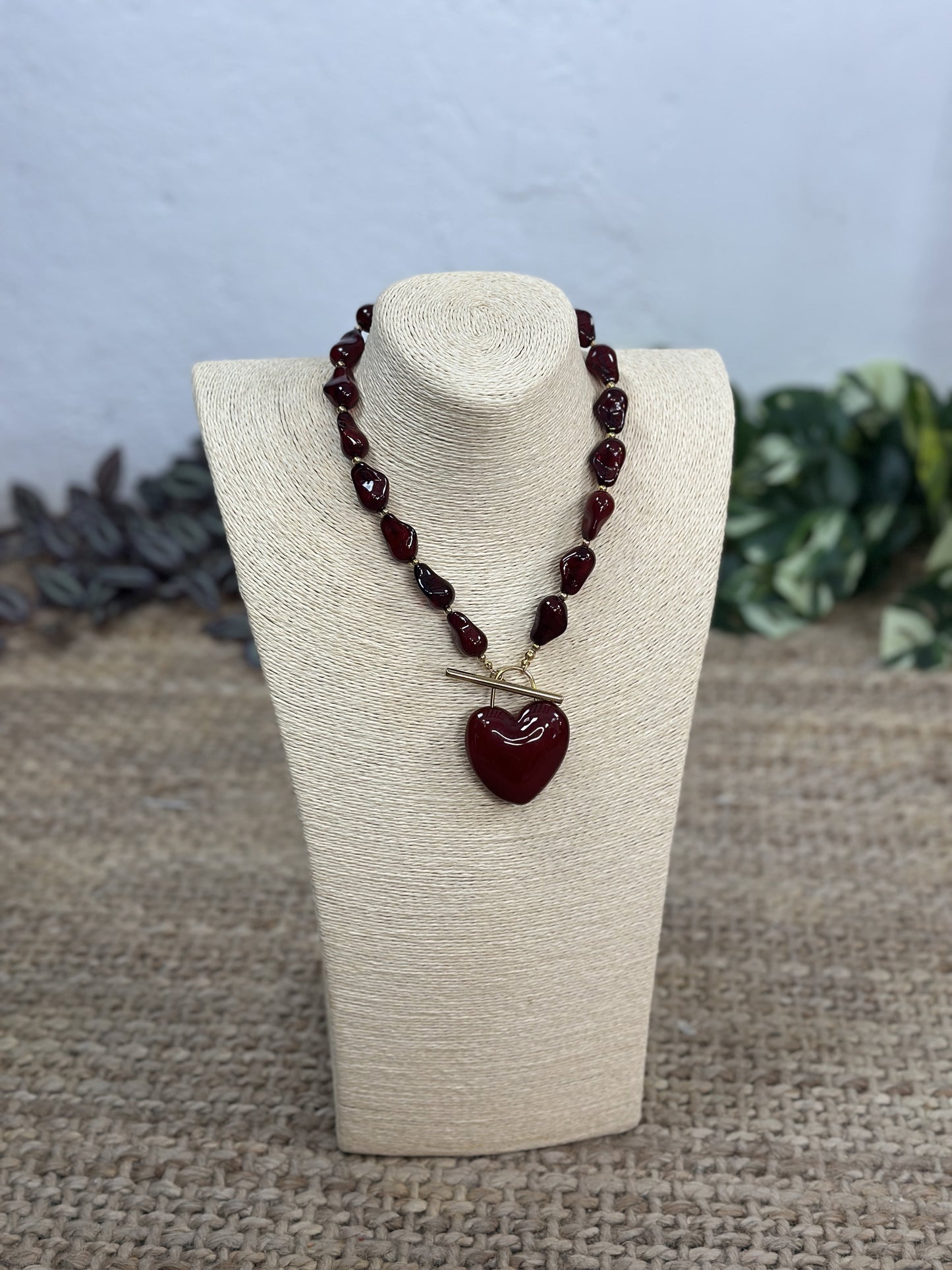 COLLAR PIEDRAS CORAZÓN