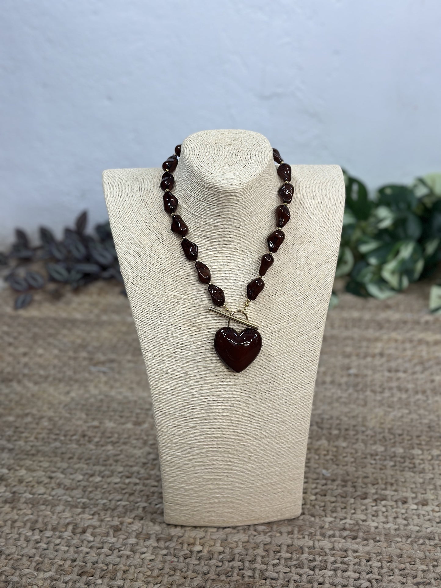 COLLAR PIEDRAS CORAZÓN