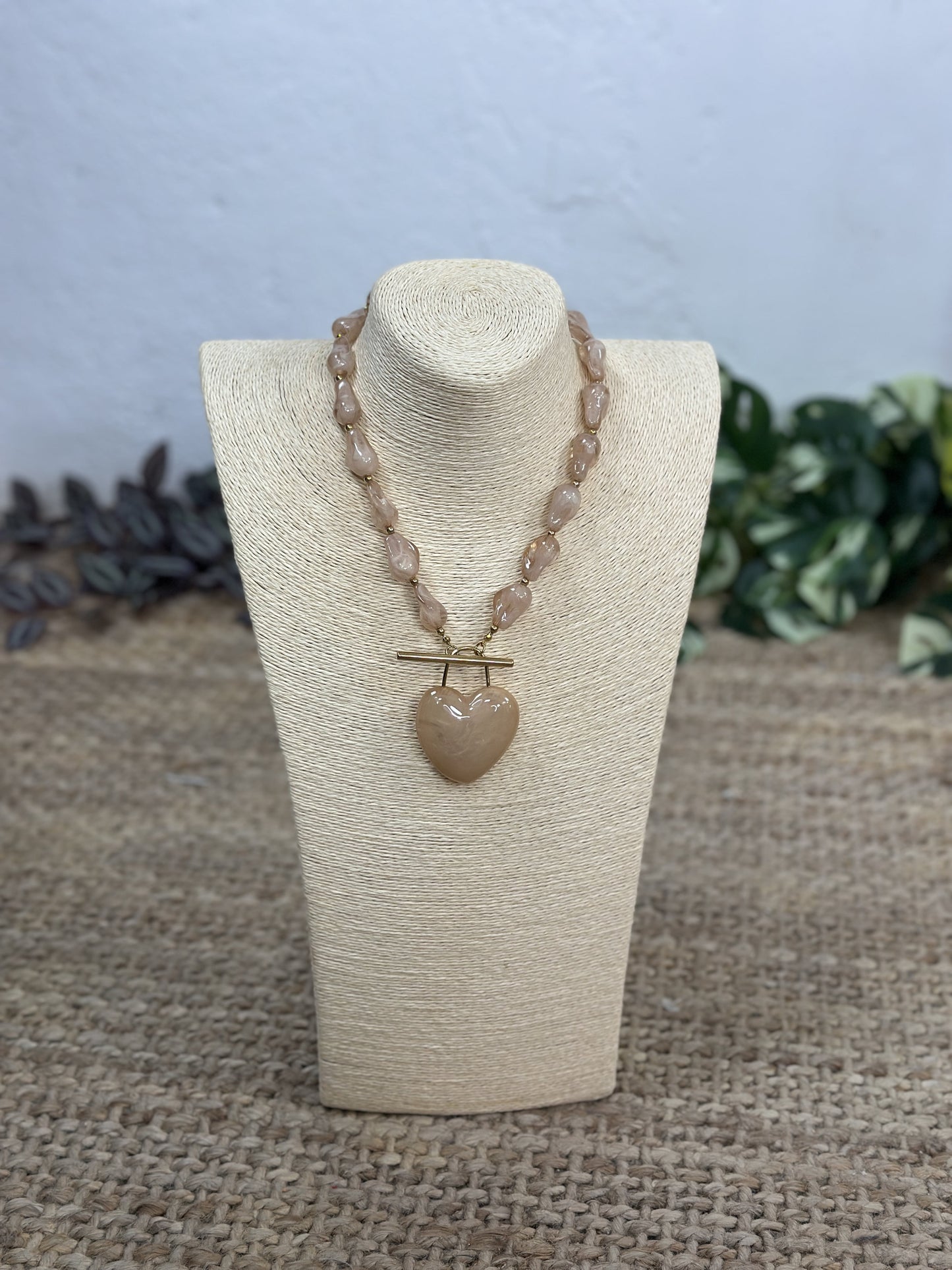 COLLAR PIEDRAS CORAZÓN