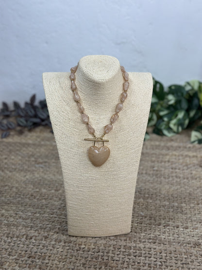 COLLAR PIEDRAS CORAZÓN