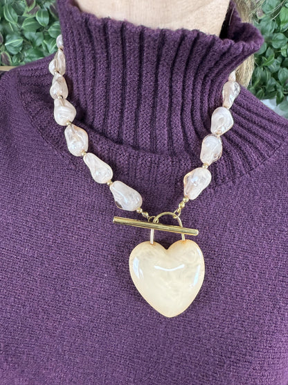 COLLAR PIEDRAS CORAZÓN