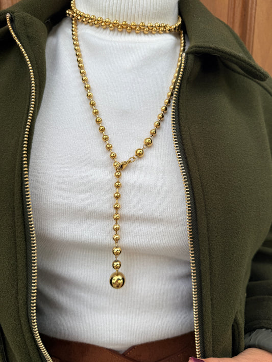 COLLAR BOLAS REGULABLES